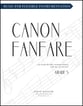 Canon Fanfare Concert Band sheet music cover